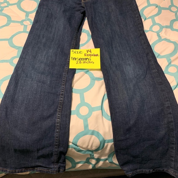 Boys Jeans Size 14 Regular 28 inches In Seam - Picture 2 of 2